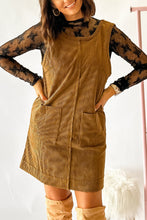 Load image into Gallery viewer, Corduroy Mini Dress RTS