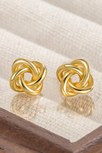 Load image into Gallery viewer, Gold Knot Earrings RTS