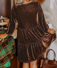 Load image into Gallery viewer, Velvet Mini Dress RTS