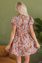 Load image into Gallery viewer, Pink and Orange Floral Dress RTS