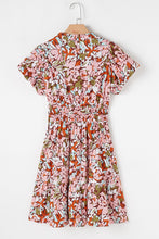 Load image into Gallery viewer, Pink and Orange Floral Dress RTS