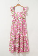 Load image into Gallery viewer, Pink Floral Plus Size Maxi RTS
