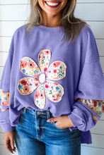 Load image into Gallery viewer, Floral Applique Baggy Top *THREE COLORS* RTS