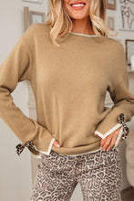 Load image into Gallery viewer, Leopard Bow Sweater RTS