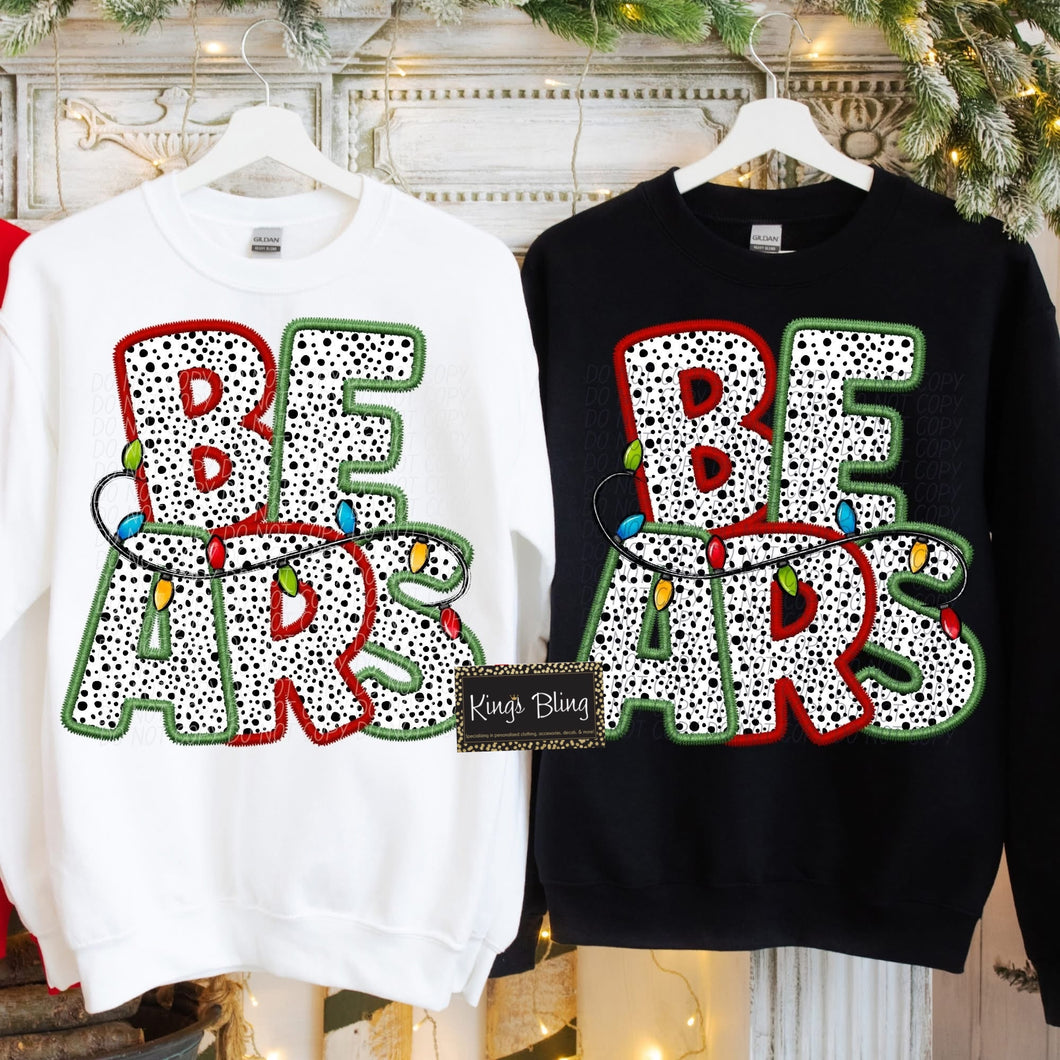 Christmas Lights Mascot - Bears