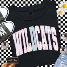 Load image into Gallery viewer, Preppy Floral Mascot - Wildcats
