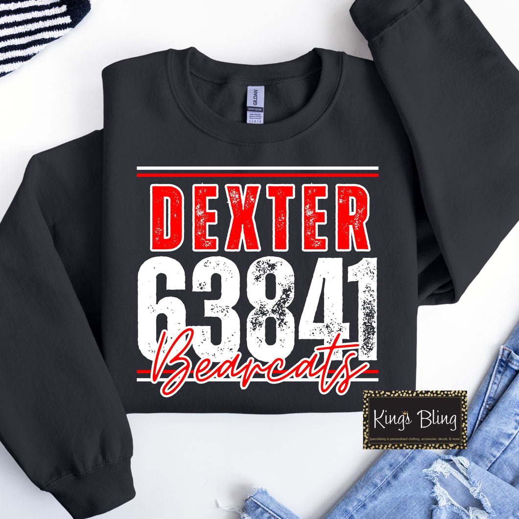 Zip Code Mascot - Dexter Bearcats