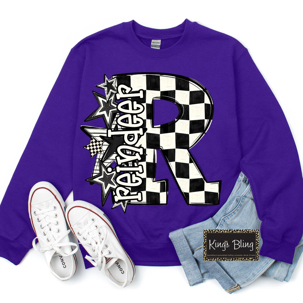Checkered Star - Reindeer