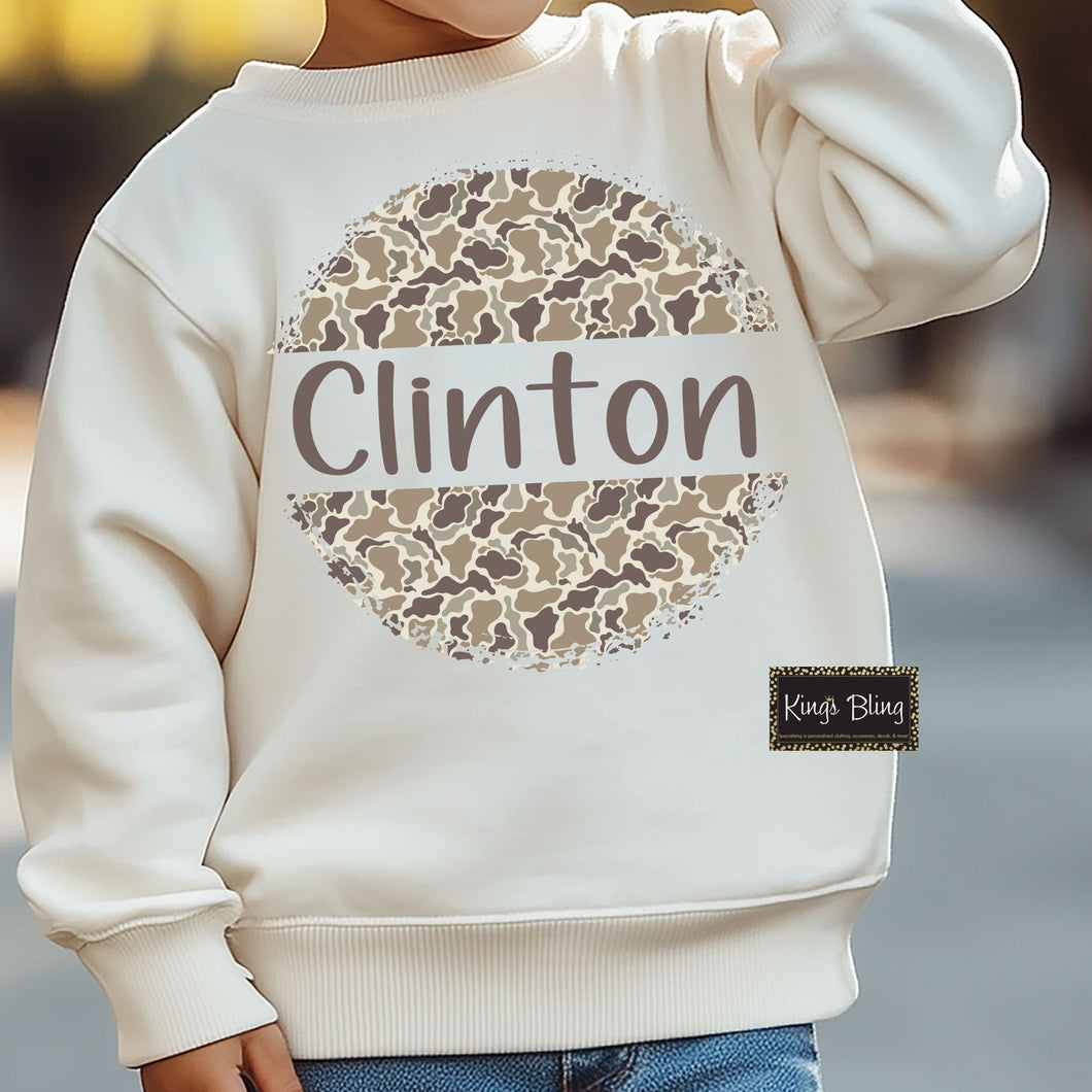 Customized Camo Circle