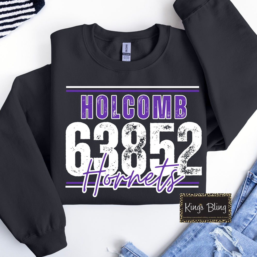 Zip Code Mascot - Holcomb Hornets