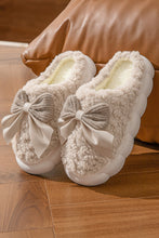 Load image into Gallery viewer, Camel Contrast Winter Slippers RTS

