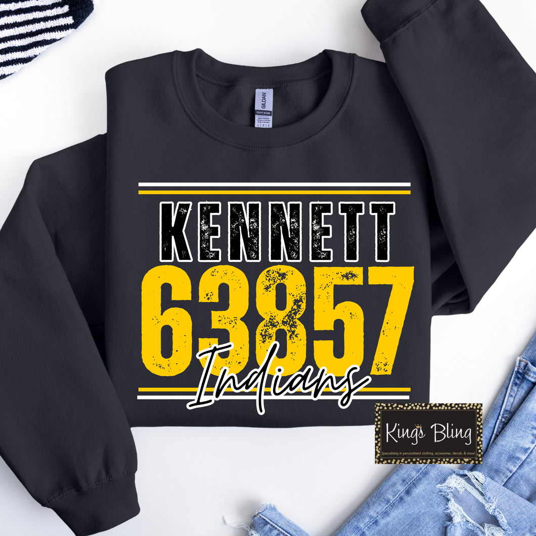 Zip Code Mascot - Kennett Indians