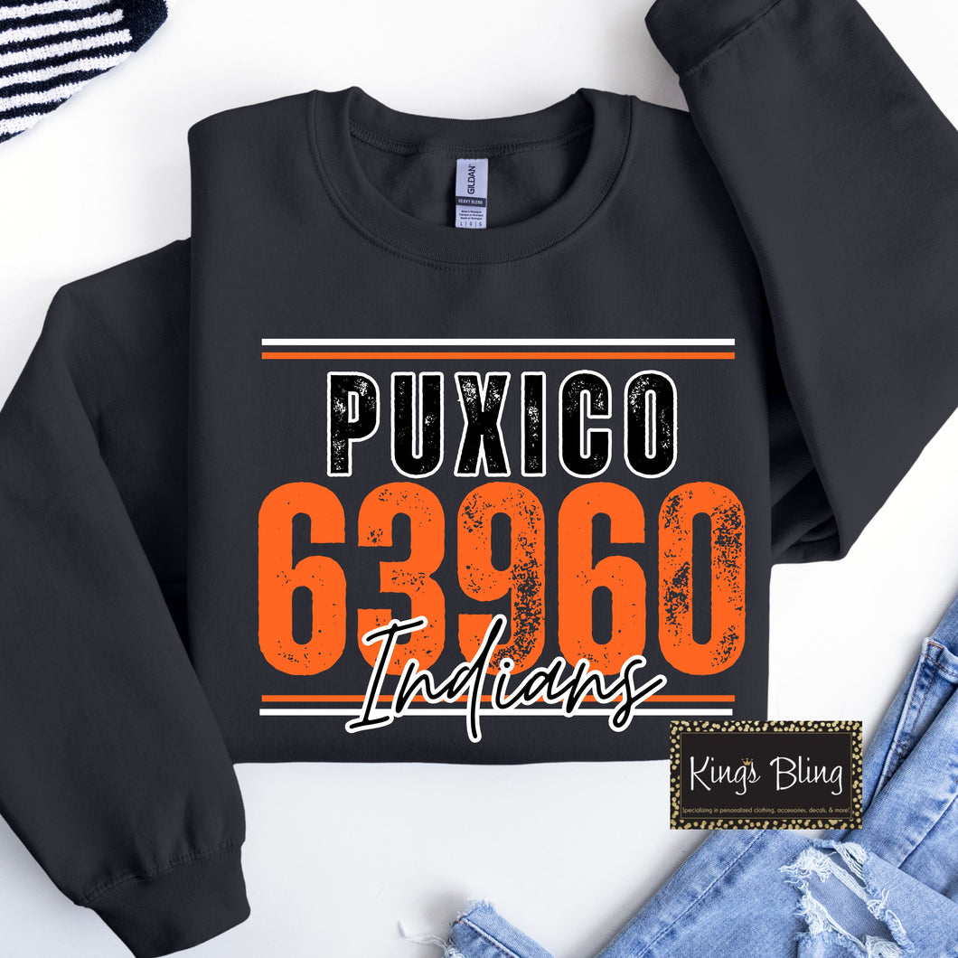 Zip Code Mascot - Puxico Indians