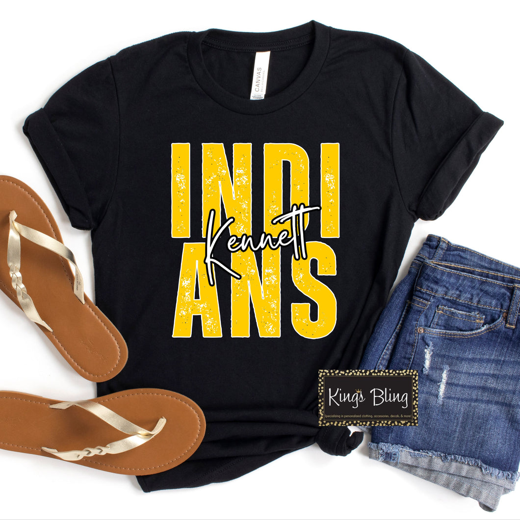 Bold Block - Kennett Indians