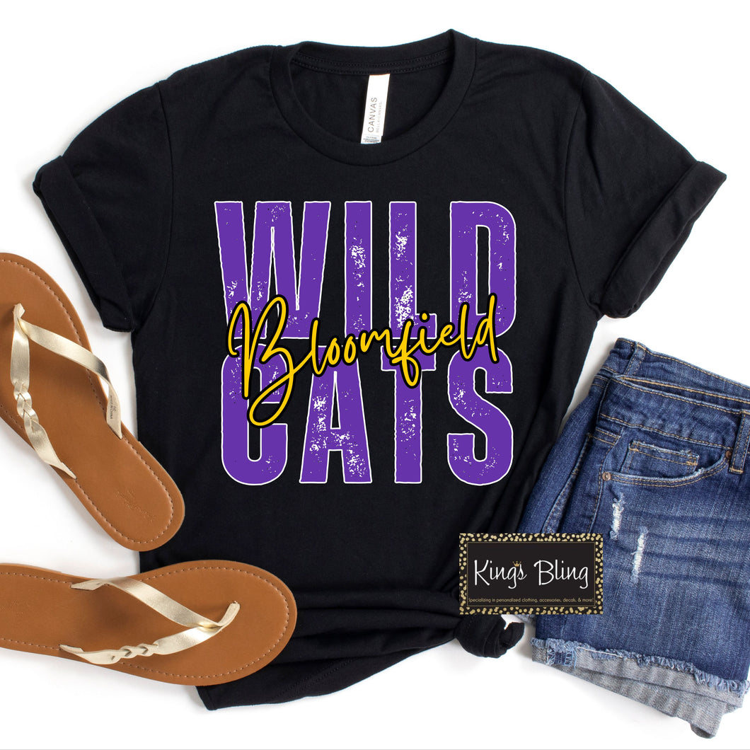 Bold Block - Bloomfield Wildcats