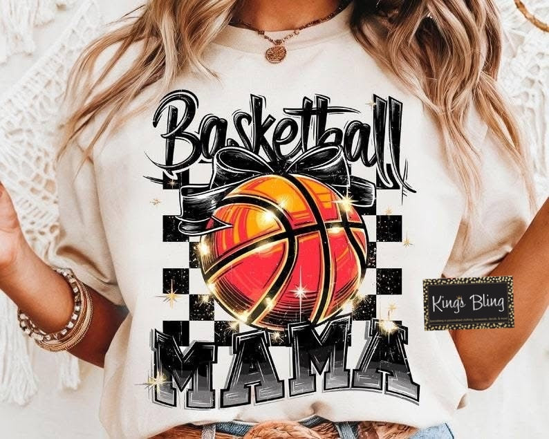 Basketball Mama - Checkered