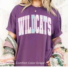 Load image into Gallery viewer, Preppy Floral Mascot - Wildcats
