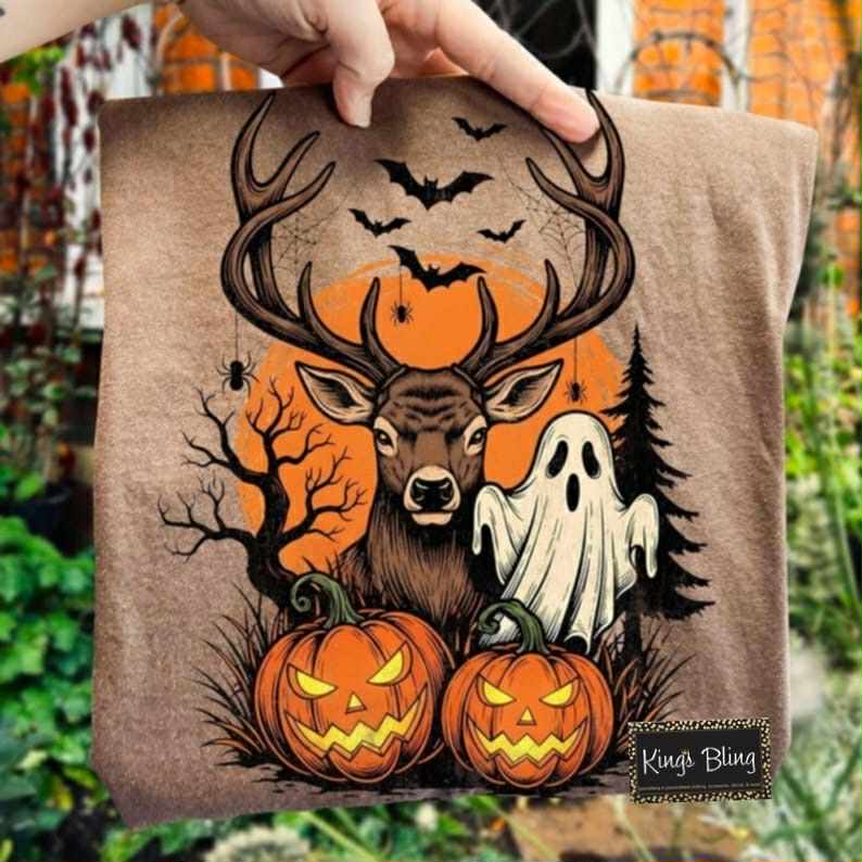 Deer - Ghost & Pumpkins