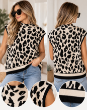 Load image into Gallery viewer, Black Leopard Sweater
