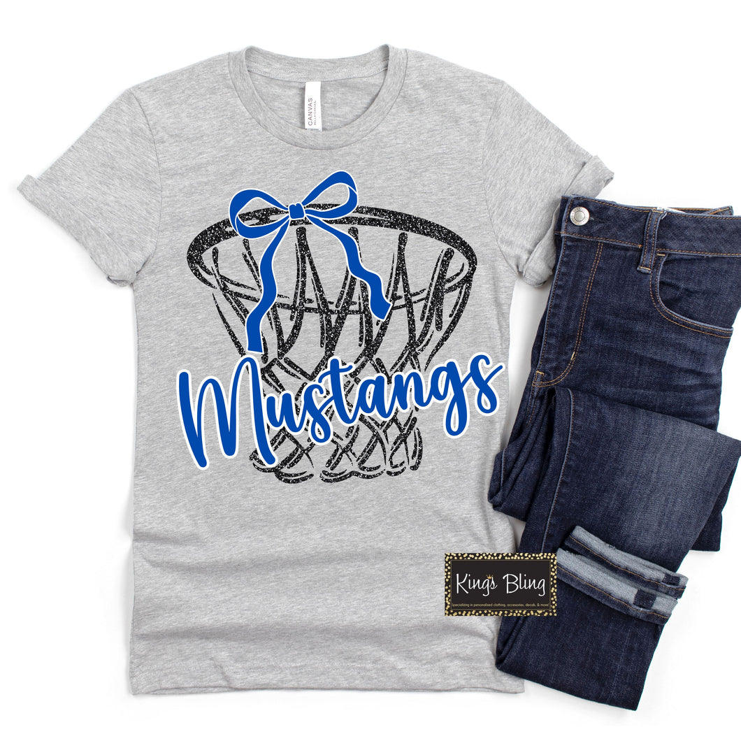 Mascot Hoops - Mustangs