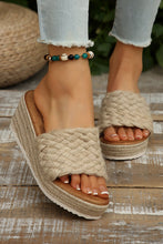 Load image into Gallery viewer, Woven Band Platform Sandals RTS
