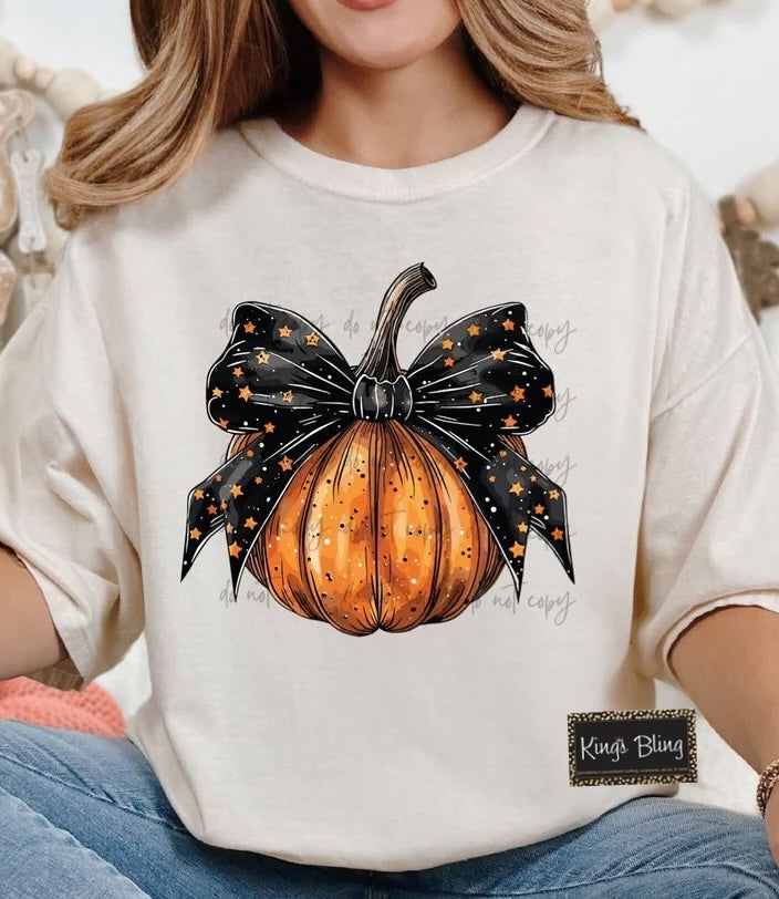 Starry Bow Pumpkin