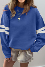 Load image into Gallery viewer, Varsity Stripe Sweatshirt *MULTIPLE COLORS*  RTS

