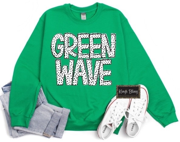 Dotted Green Wave