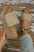 Load image into Gallery viewer, Woven Band Platform Sandals RTS

