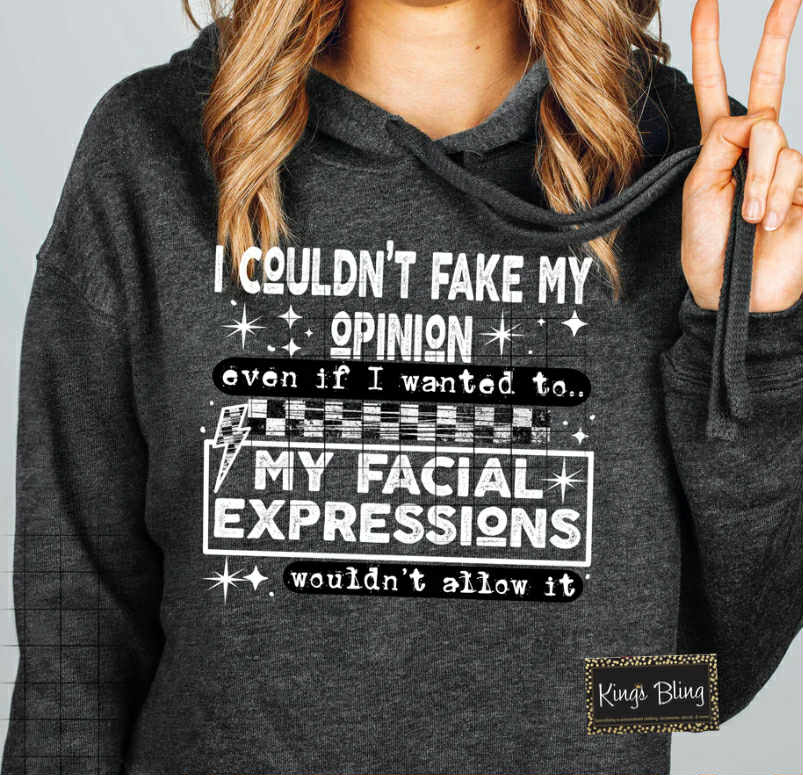 I Couldn't Fake My Opinion