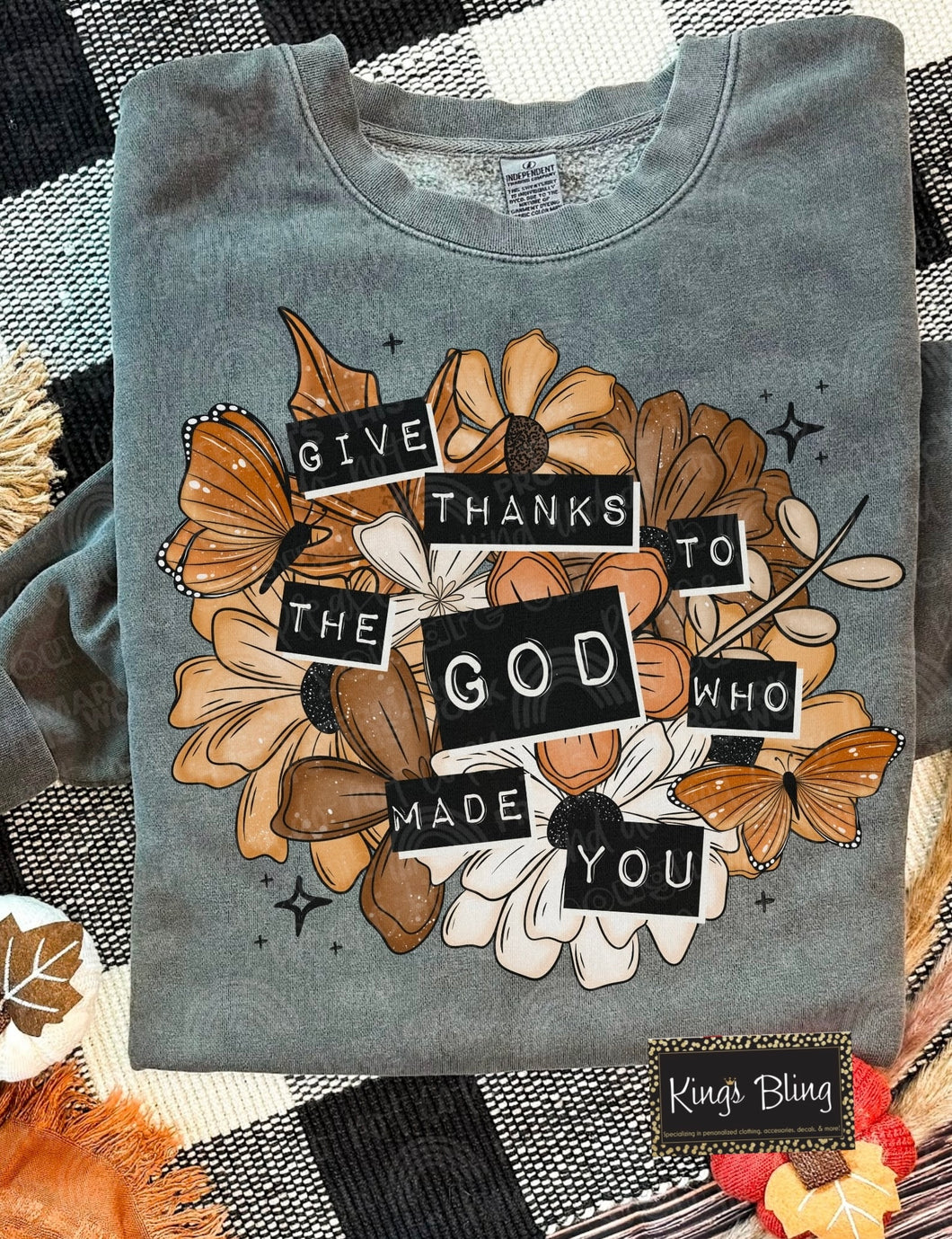 Give Thanks to the God Who Made You