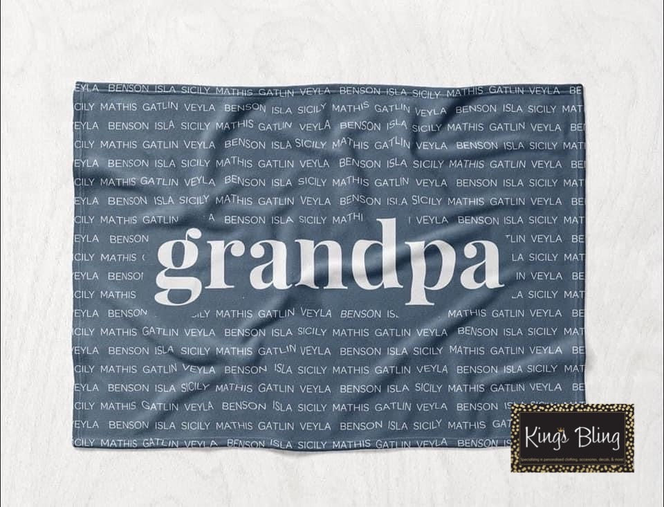 Custom Name Blanket