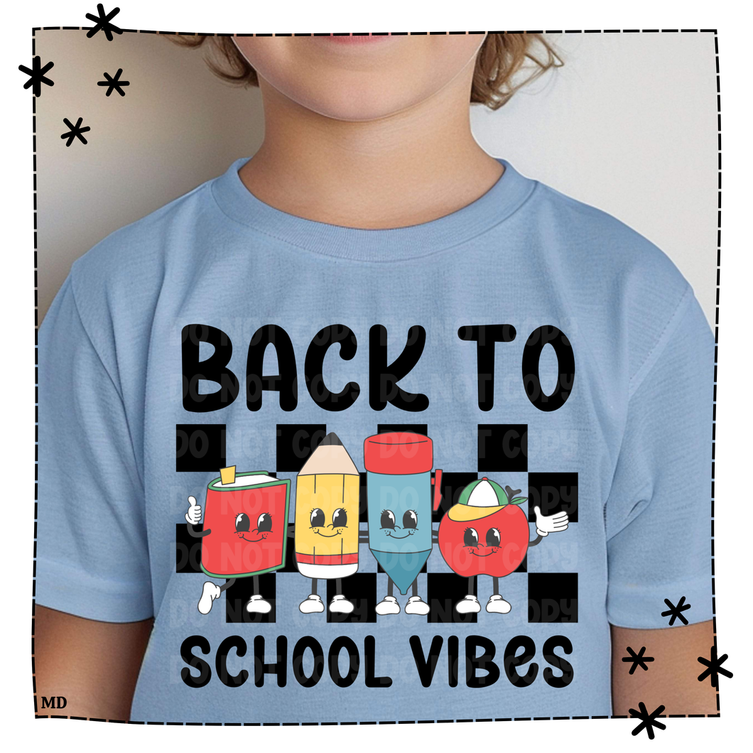 Back To School Vibes Retro