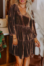 Load image into Gallery viewer, Velvet Mini Dress RTS
