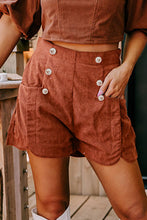 Load image into Gallery viewer, Clay Button Corduroy Shorts RTS
