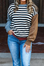 Load image into Gallery viewer, Colorblock Stripe Panel Sweater RTS

