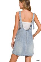 Load image into Gallery viewer, Denim Overall Dress Zenana RTS
