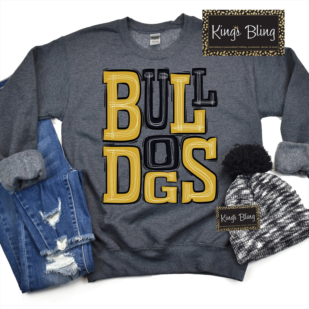 Bulldogs - Black & Gold