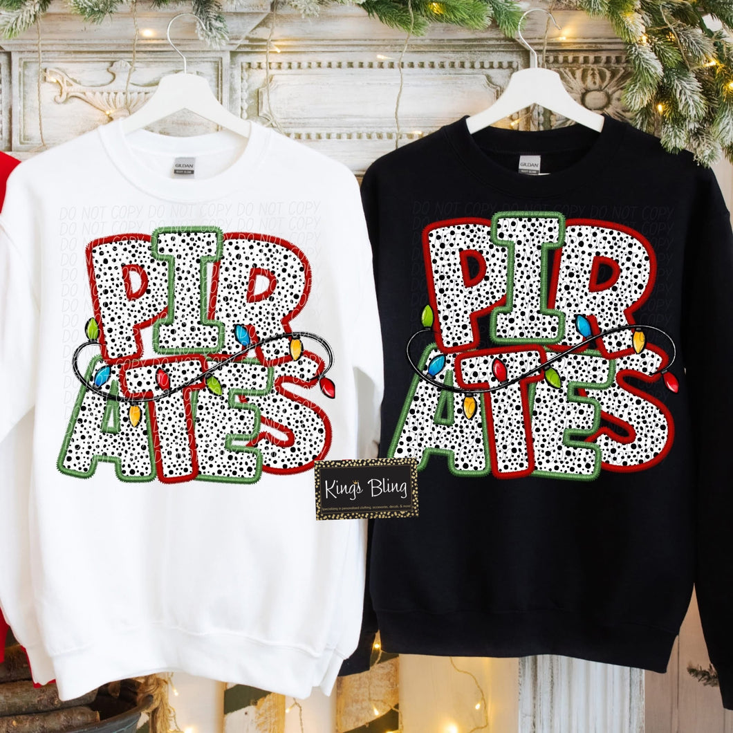 Christmas Lights Mascot - Pirates