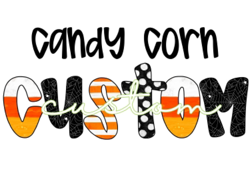 Candy Corn Custom Name