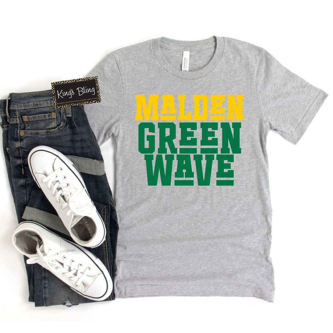 Hometown Mascot - Malden Green Wave