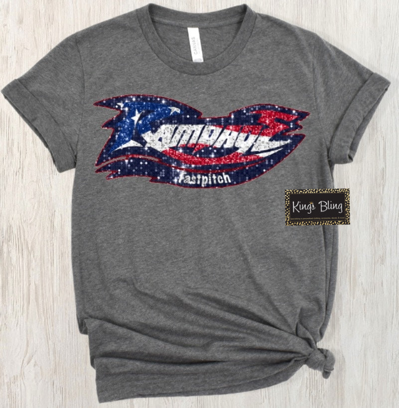 Faux Sequin - Rampage Fastpitch