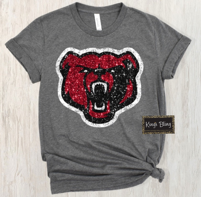 Faux Sequin - Greenville Bears