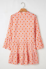 Load image into Gallery viewer, Orange Flowers Mini Dress RTS
