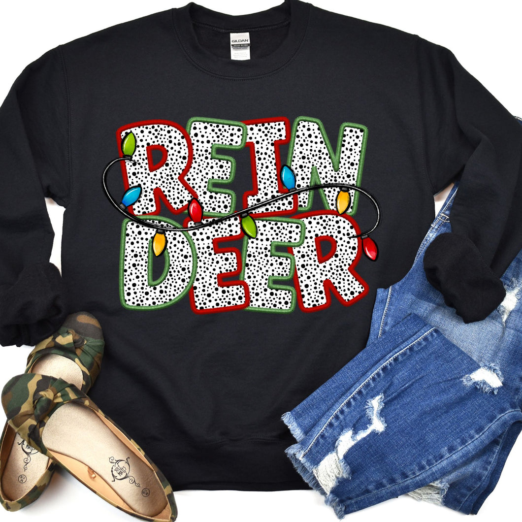 Christmas Lights Mascot - Reindeer