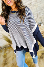 Load image into Gallery viewer, Stripe Dolman Oversized Tunic RTS
