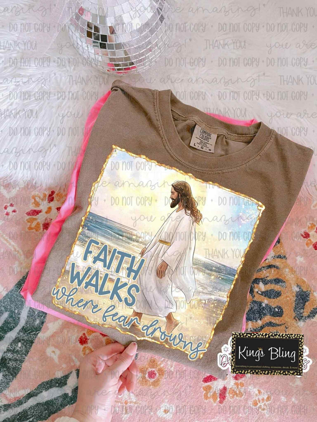 Faith Walks Where Fear Drowns
