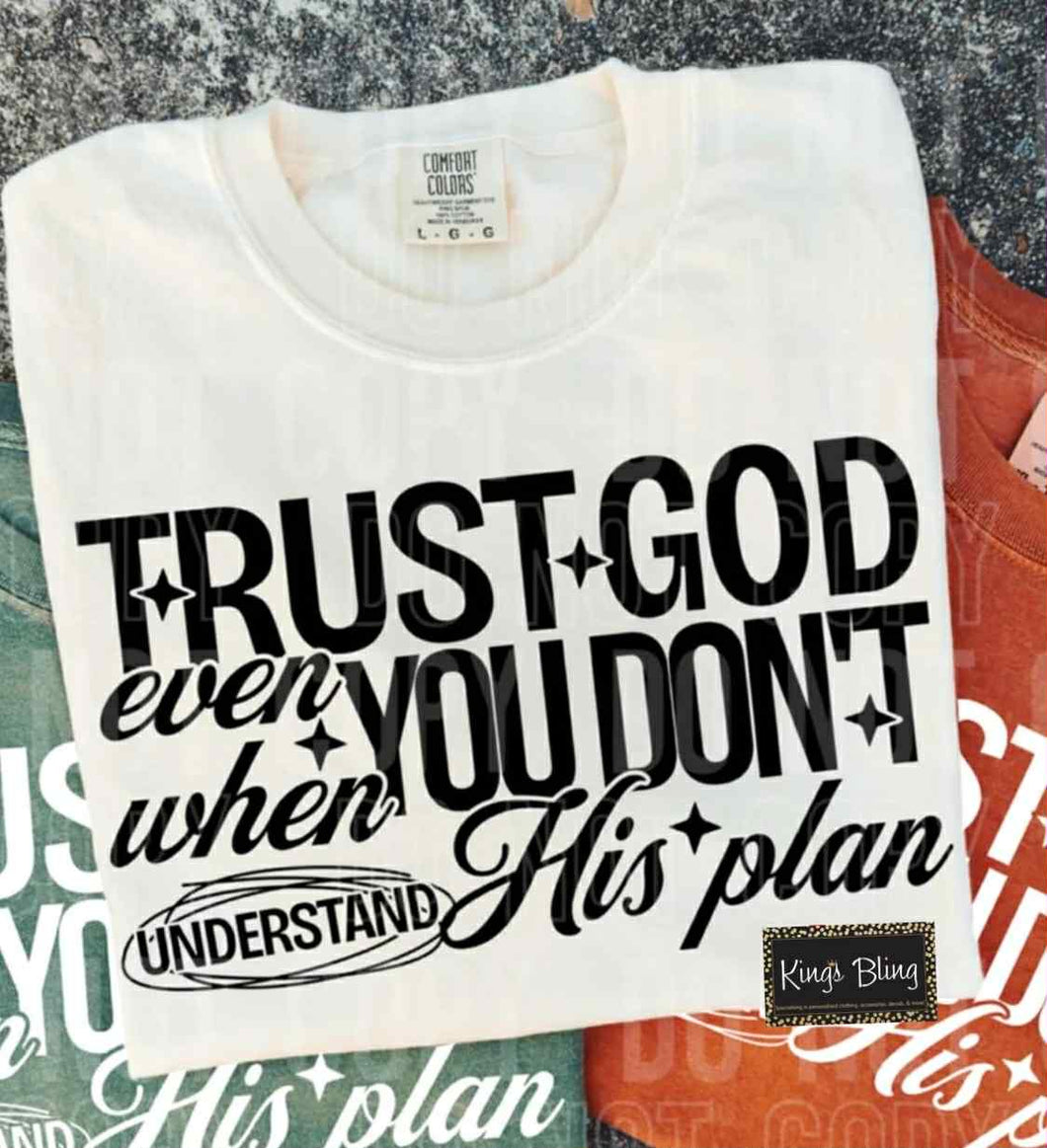 Trust God Even When You Don't Understand His Plan