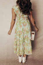 Load image into Gallery viewer, Yellow Smocked Maxi Dress January.
