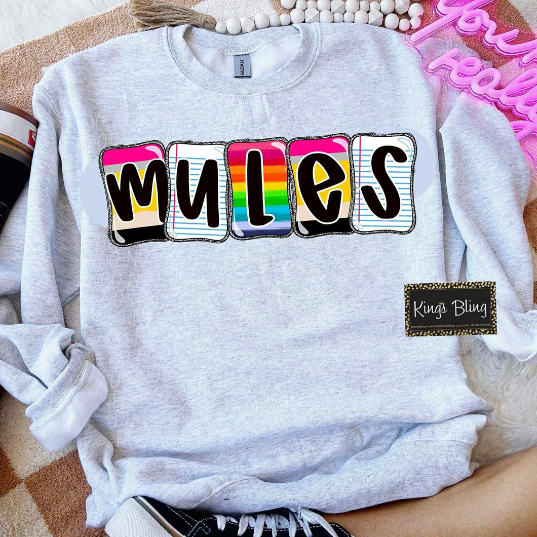 School Days - Mules